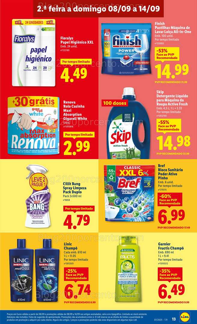 Antevisão Folheto LIDL Promoções a partir de 8 a 14 setembro - Edição Digital