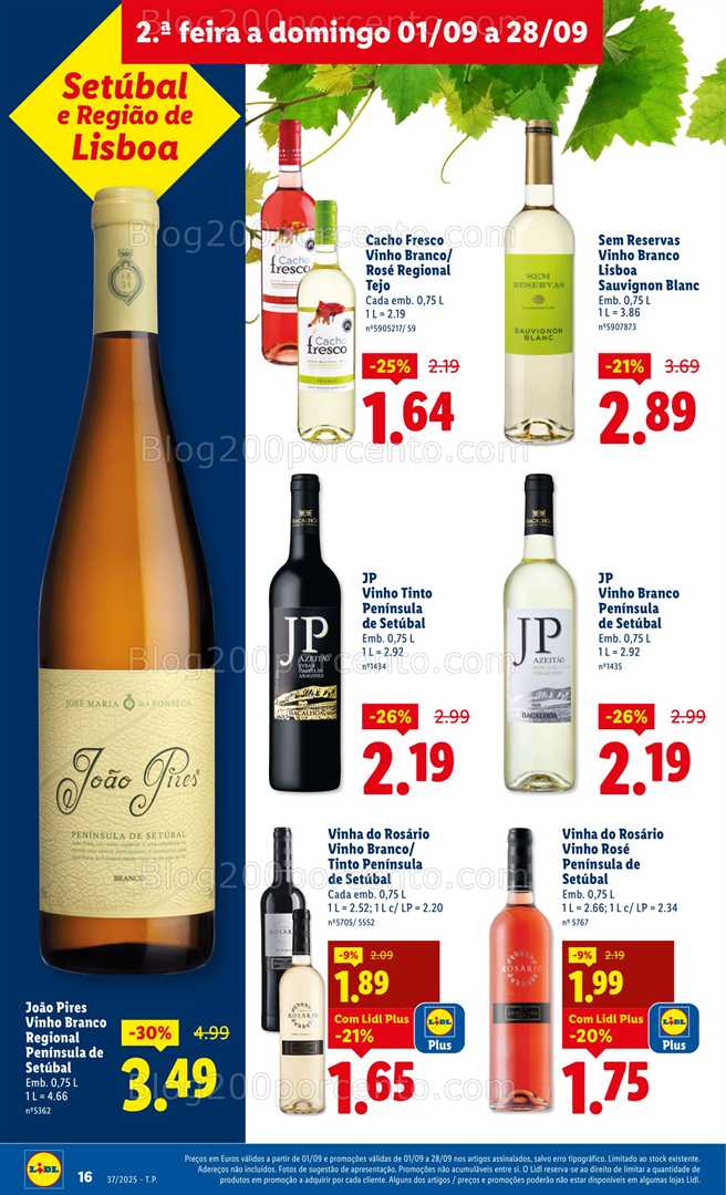 Antevisão Folheto LIDL Promoções a partir de 8 a 14 setembro - Edição Digital