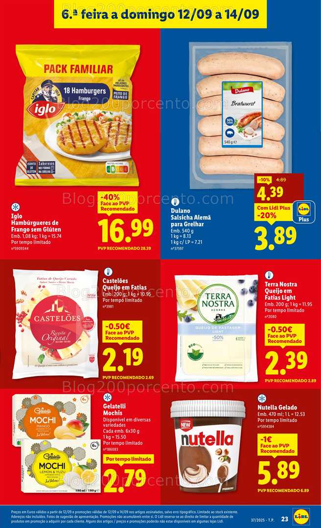 Antevisão Folheto LIDL Promoções a partir de 8 a 14 setembro - Edição Digital