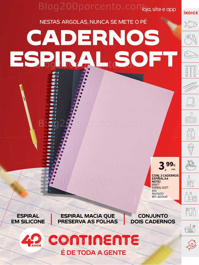 Antevisão Folheto CONTINENTE Regresso às Aulas Promoções de 2 a 8 setembro