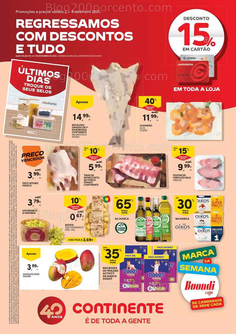 Antevisão Folheto CONTINENTE Bom Dia Promoções de 2 a 8 setembro