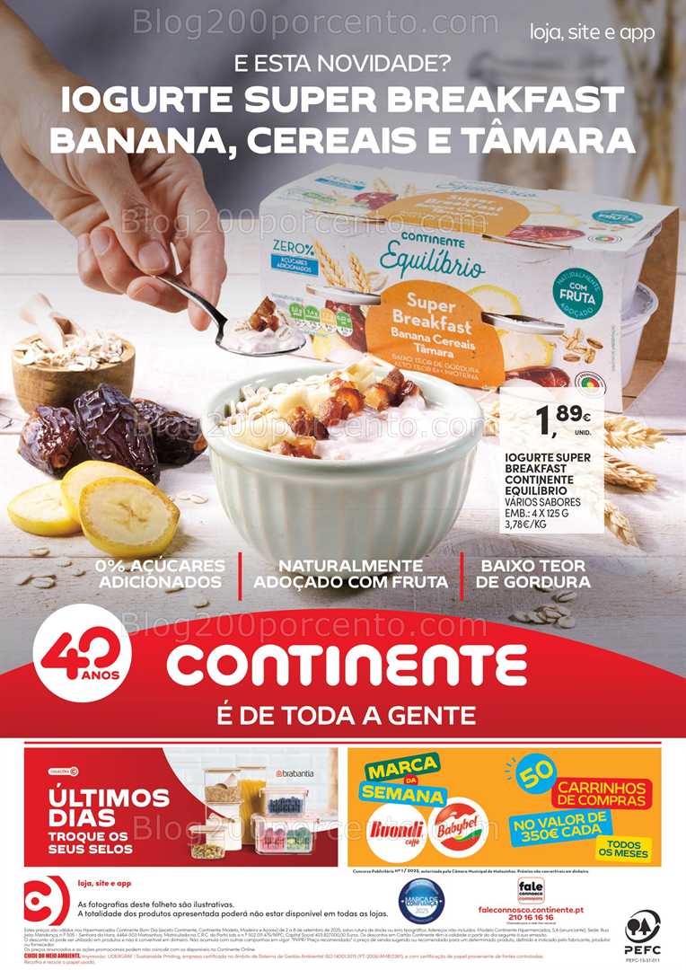 Antevisão Folheto CONTINENTE Bom Dia Promoções de 2 a 8 setembro