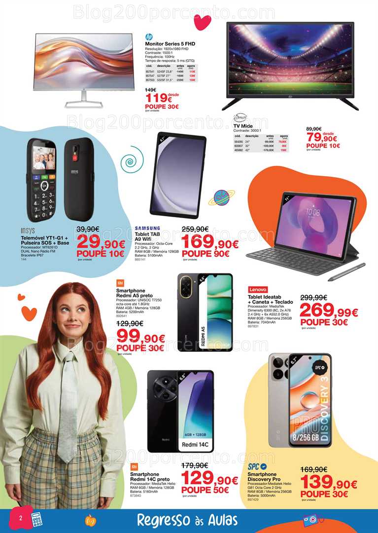 Antevisão Folheto STAPLES Tecnologia Promoções de 4 a 25 setembro