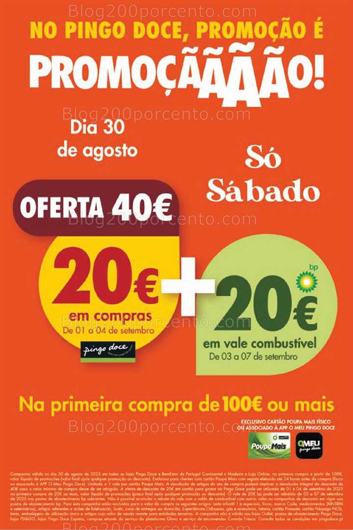 Antevisão Folheto PINGO DOCE Promoções só 30 agosto!