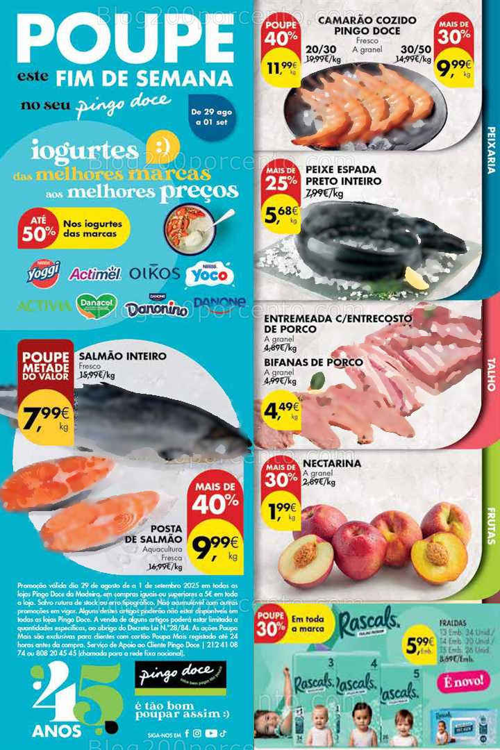 Antevisão Folheto PINGO DOCE Madeira Promoções Fim de Semana - 29 agosto a 1 setembro