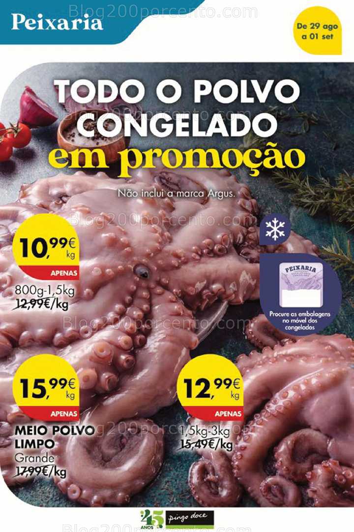 Antevisão Folheto PINGO DOCE Promoções Fim de Semana - 29 agosto a 1 setembro
