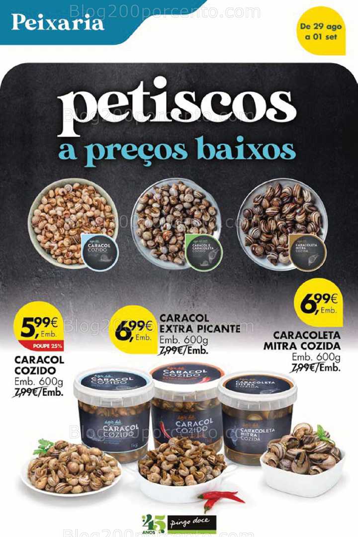 Antevisão Folheto PINGO DOCE Promoções Fim de Semana - 29 agosto a 1 setembro