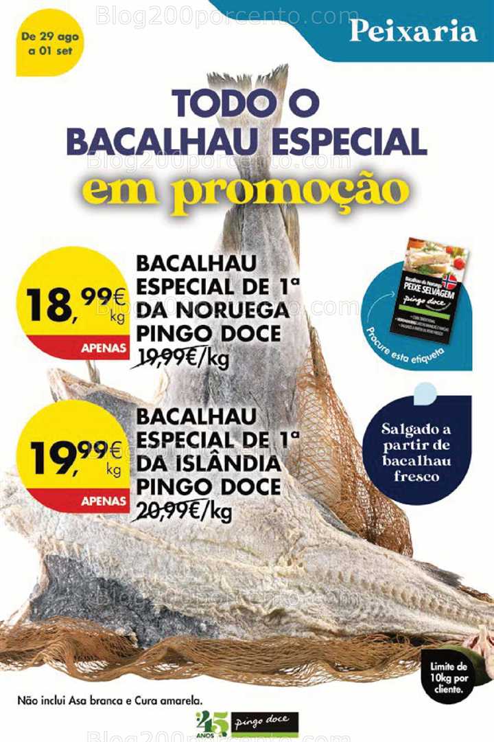 Antevisão Folheto PINGO DOCE Promoções Fim de Semana - 29 agosto a 1 setembro