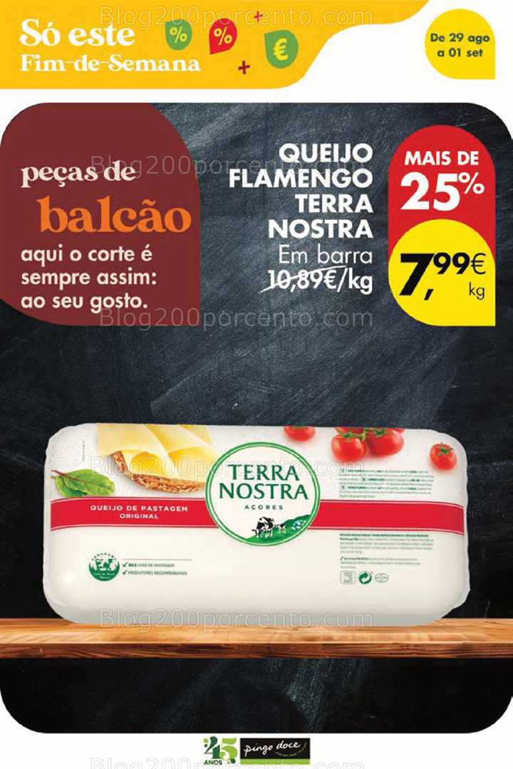 Antevisão Folheto PINGO DOCE Promoções Fim de Semana - 29 agosto a 1 setembro