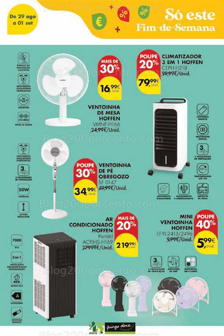 Antevisão Folheto PINGO DOCE Bazar Promoções Fim de Semana - 29 agosto a 1 setembro