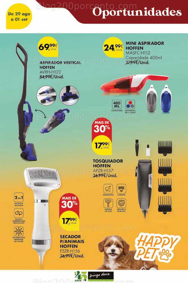 Antevisão Folheto PINGO DOCE Bazar Promoções Fim de Semana - 29 agosto a 1 setembro