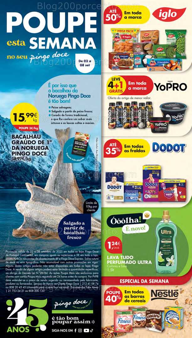 Antevisão Folheto PINGO DOCE Lojas Pequenas Promoções de 2 a 8 setembro