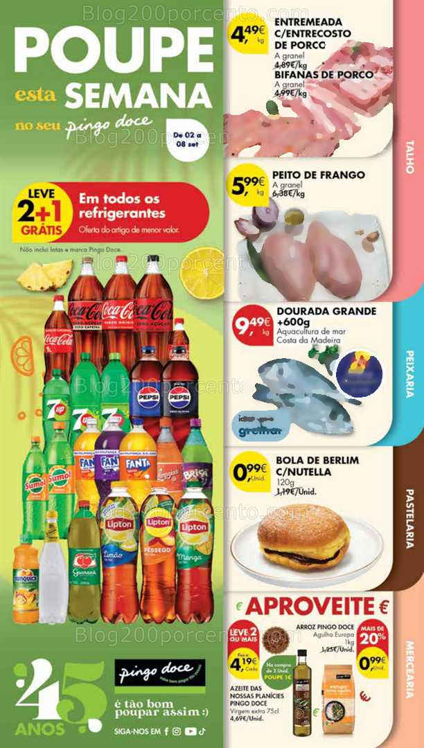 Antevisão Folheto PINGO DOCE Madeira Promoções de 2 a 8 setembro