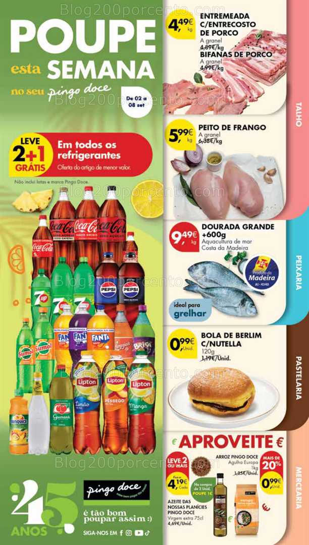 Antevisão Folheto PINGO DOCE Madeira Promoções de 2 a 8 setembro