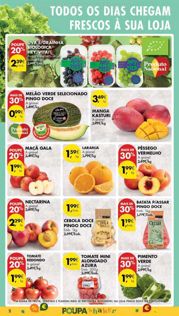 Antevisão Folheto PINGO DOCE Madeira Promoções de 2 a 8 setembro