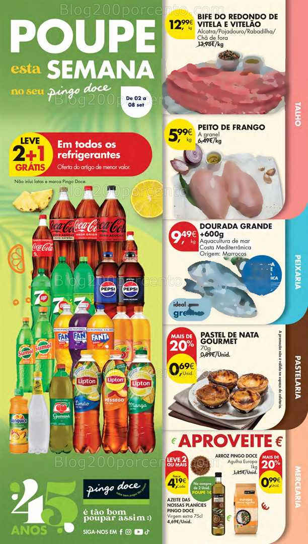 Antevisão Folheto PINGO DOCE Lojas Médias Promoções de 2 a 8 setembro