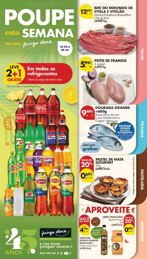 Antevisão Folheto PINGO DOCE Lojas Grandes Promoções de 2 a 8 setembro