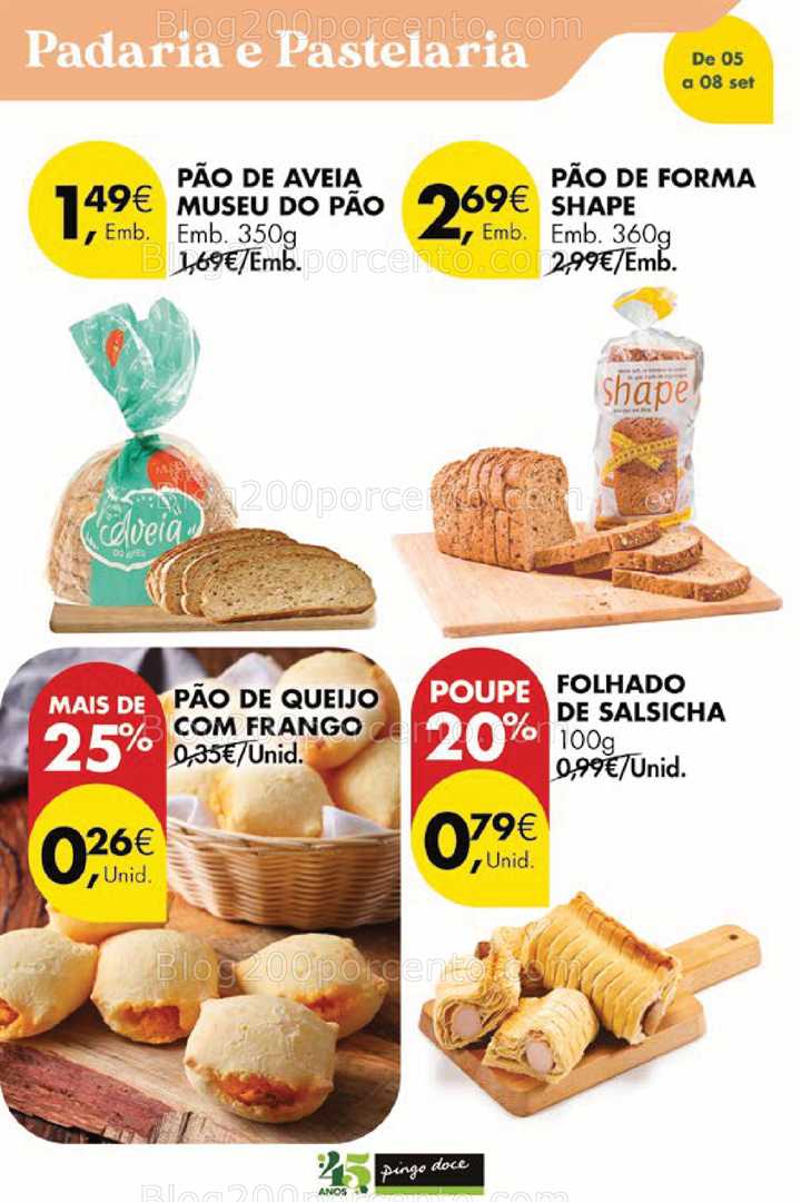 Antevisão Folheto PINGO DOCE Promoções Fim de Semana - 5 a 8 setembro
