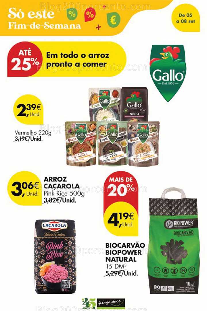 Antevisão Folheto PINGO DOCE Promoções Fim de Semana - 5 a 8 setembro
