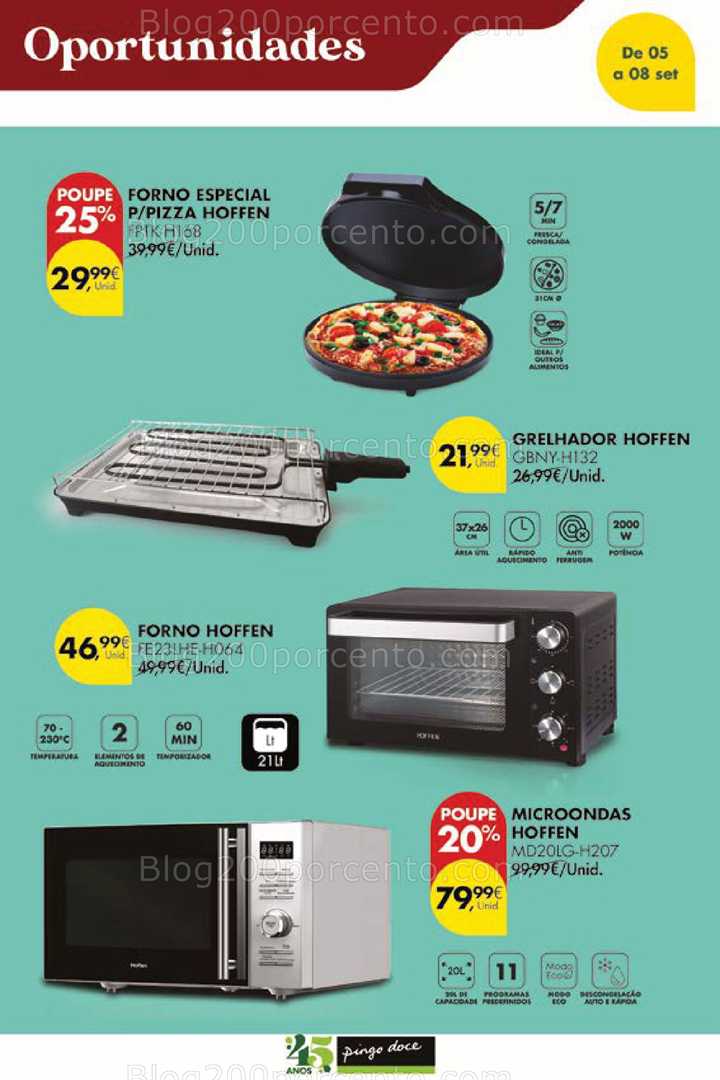 Antevisão Folheto PINGO DOCE Bazar Promoções Fim de Semana - 5 a 8 setembro