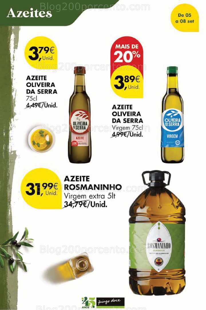Antevisão Folheto PINGO DOCE Promoções Fim de Semana - 5 a 8 setembro