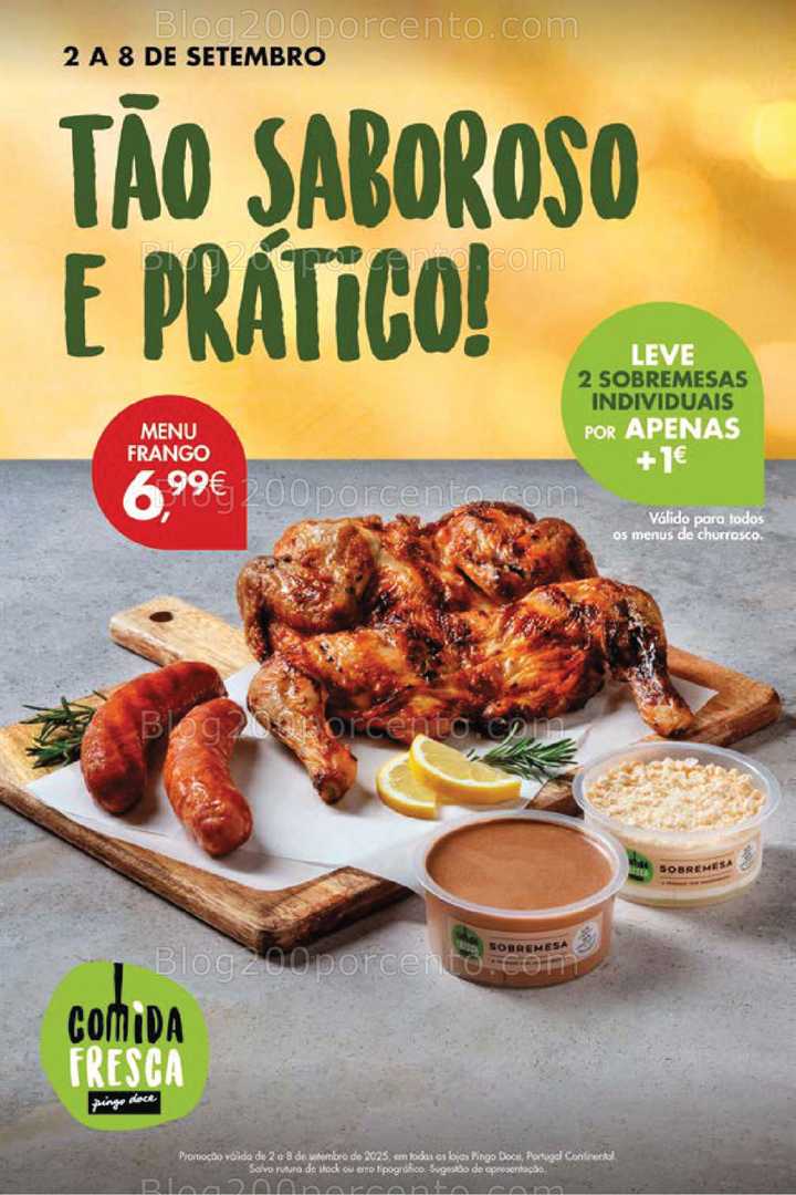 Antevisão Folheto PINGO DOCE Promoções Fim de Semana - 5 a 8 setembro