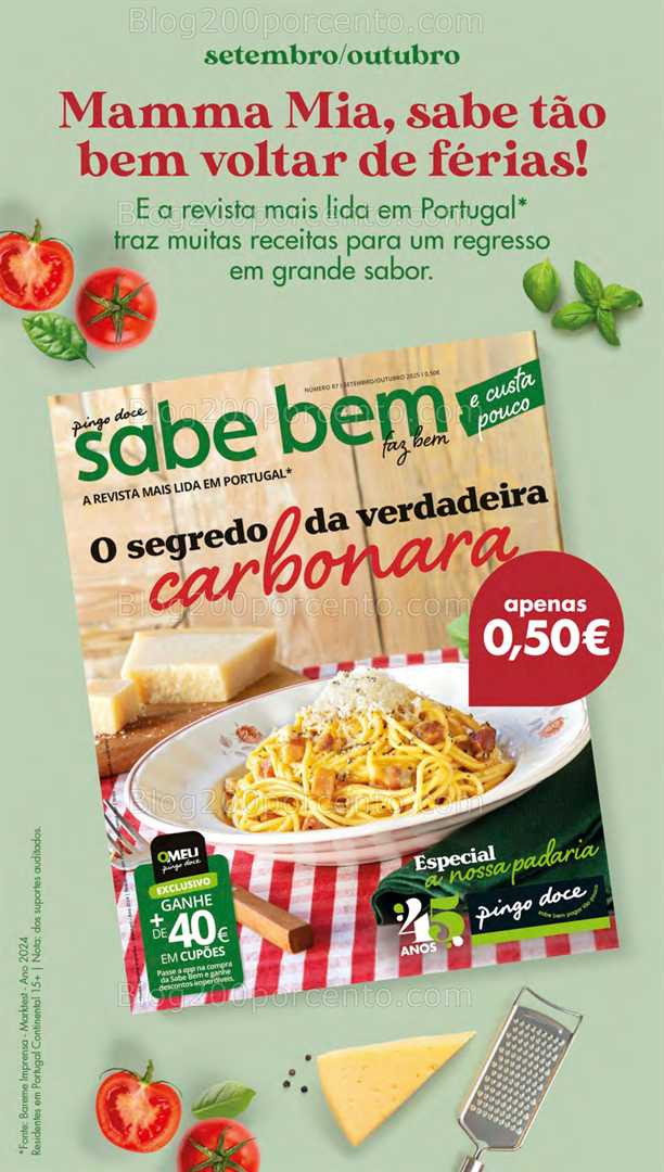 Antevisão Folheto PINGO DOCE Lojas Pequenas Promoções de 16 a 22 setembro