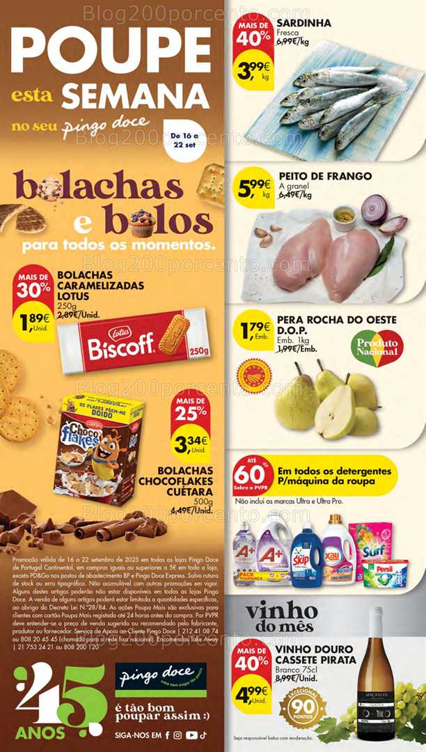 Antevisão Folheto PINGO DOCE Lojas Pequenas Promoções de 16 a 22 setembro