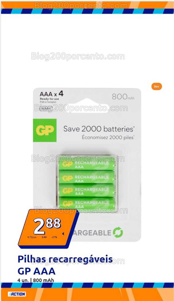 Antevisão Folheto ACTION Promoções de 3 a 9 setembro