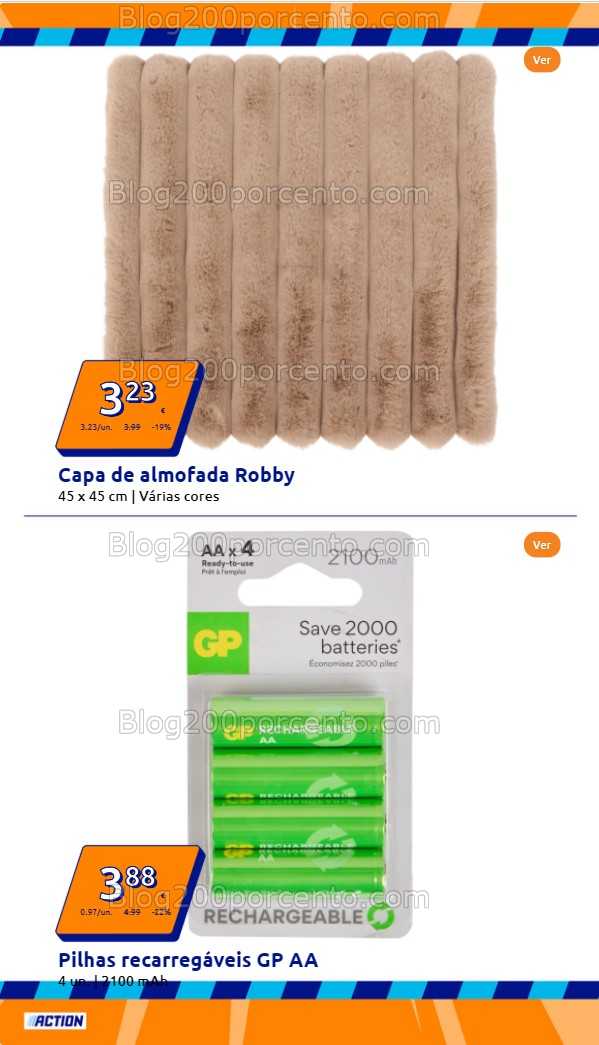 Antevisão Folheto ACTION Promoções de 3 a 9 setembro