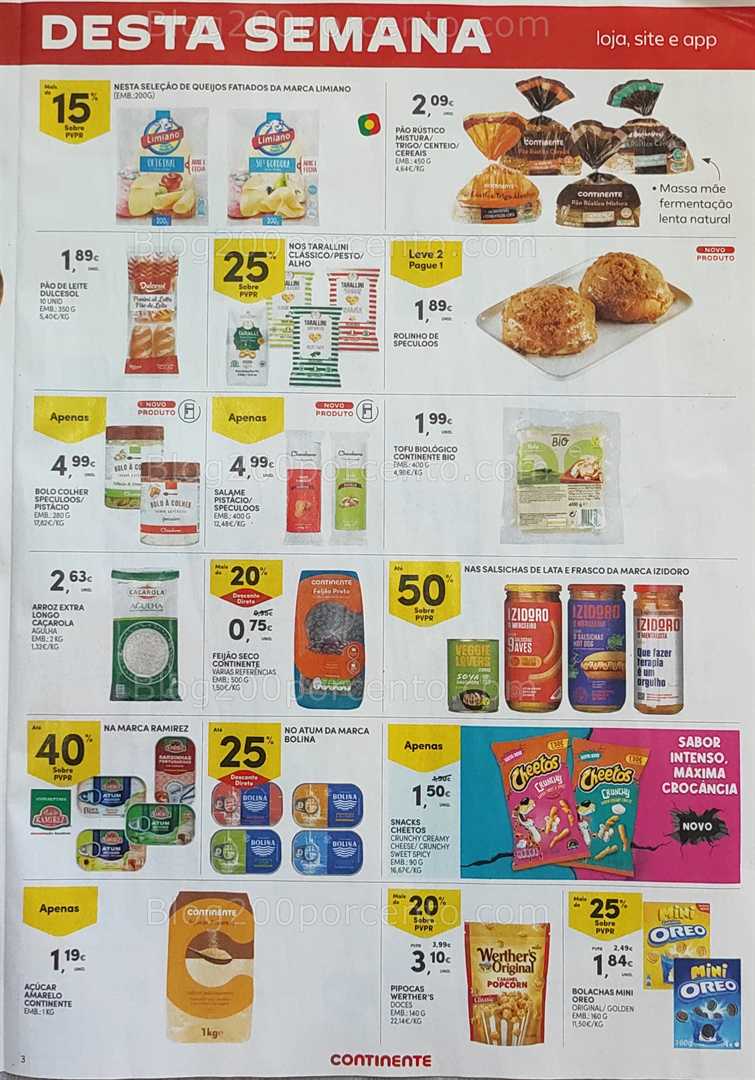 Antevisão Folheto CONTINENTE Promoções Fim de Semana - 29 agosto a 1 setembro