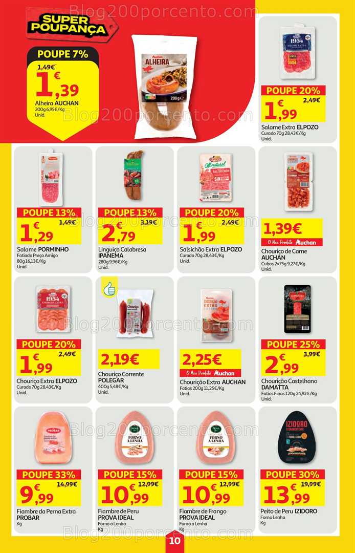 Antevisão Folheto AUCHAN Super Poupança Promoções de 4 a 10 setembro