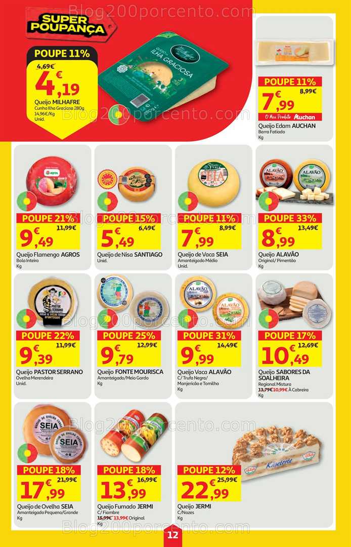 Antevisão Folheto AUCHAN Super Poupança Promoções de 4 a 10 setembro