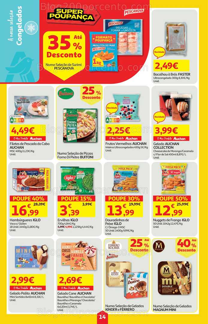 Antevisão Folheto AUCHAN Super Poupança Promoções de 4 a 10 setembro