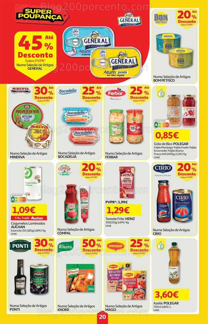 Antevisão Folheto AUCHAN Super Poupança Promoções de 4 a 10 setembro