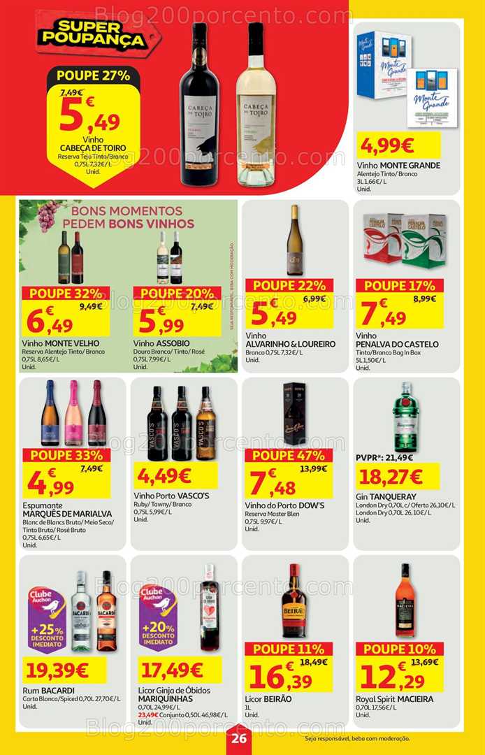 Antevisão Folheto AUCHAN Super Poupança Promoções de 4 a 10 setembro