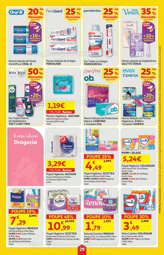 Antevisão Folheto AUCHAN Super Poupança Promoções de 4 a 10 setembro