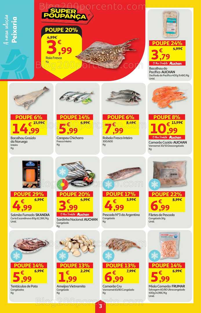 Antevisão Folheto AUCHAN Super Poupança Promoções de 4 a 10 setembro