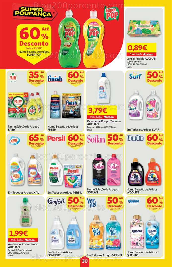 Antevisão Folheto AUCHAN Super Poupança Promoções de 4 a 10 setembro