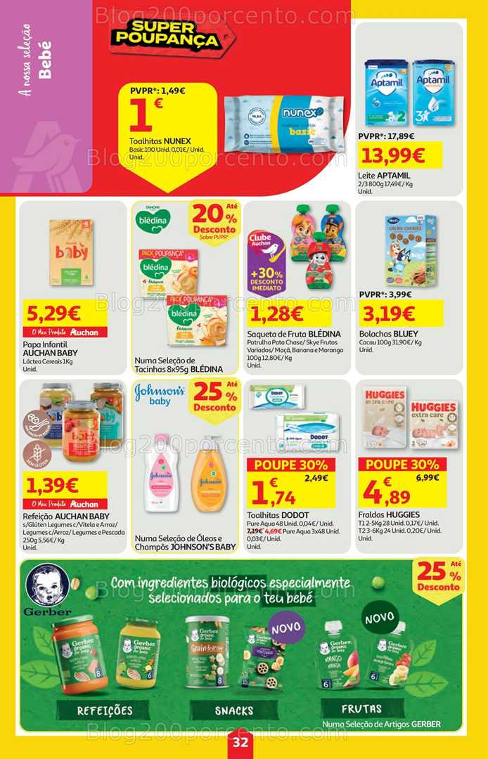 Antevisão Folheto AUCHAN Super Poupança Promoções de 4 a 10 setembro