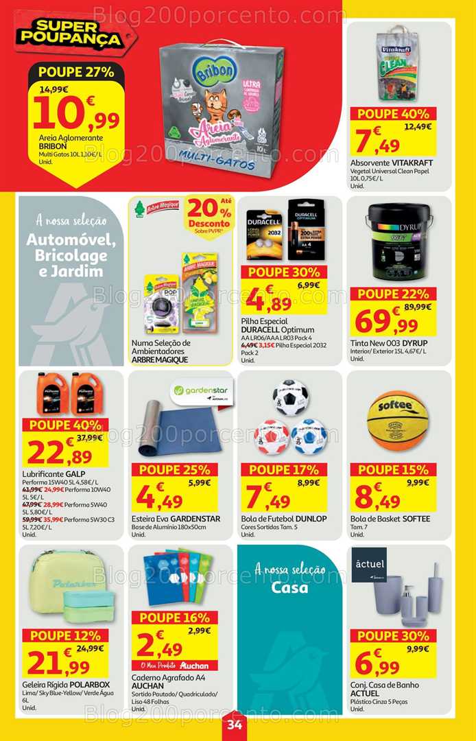 Antevisão Folheto AUCHAN Super Poupança Promoções de 4 a 10 setembro