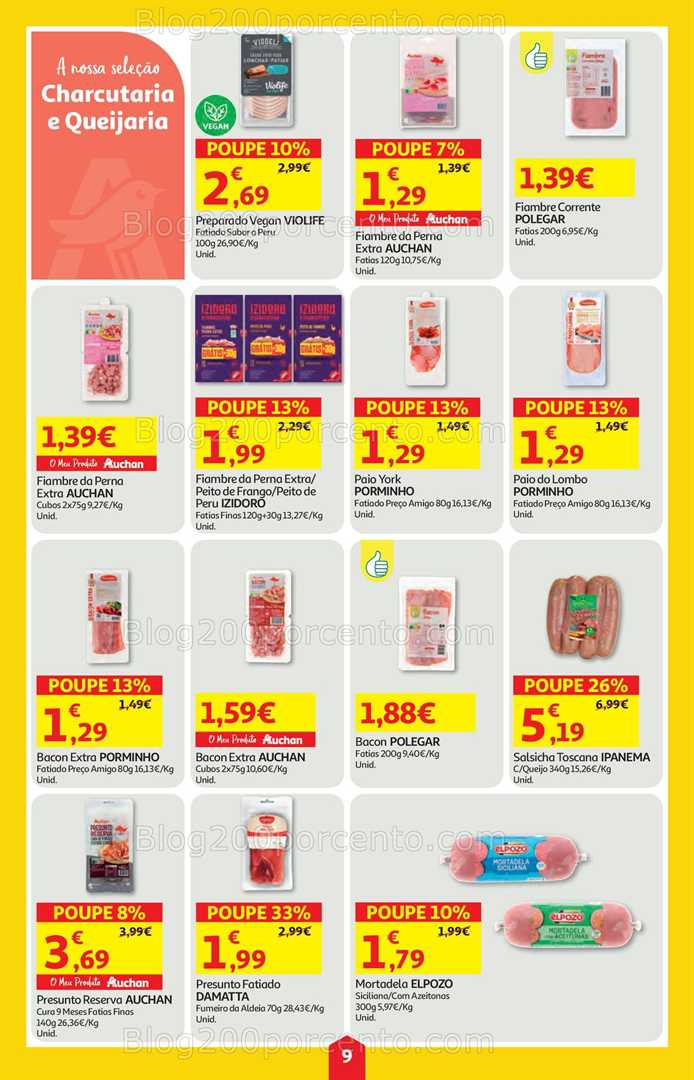 Antevisão Folheto AUCHAN Super Poupança Promoções de 4 a 10 setembro