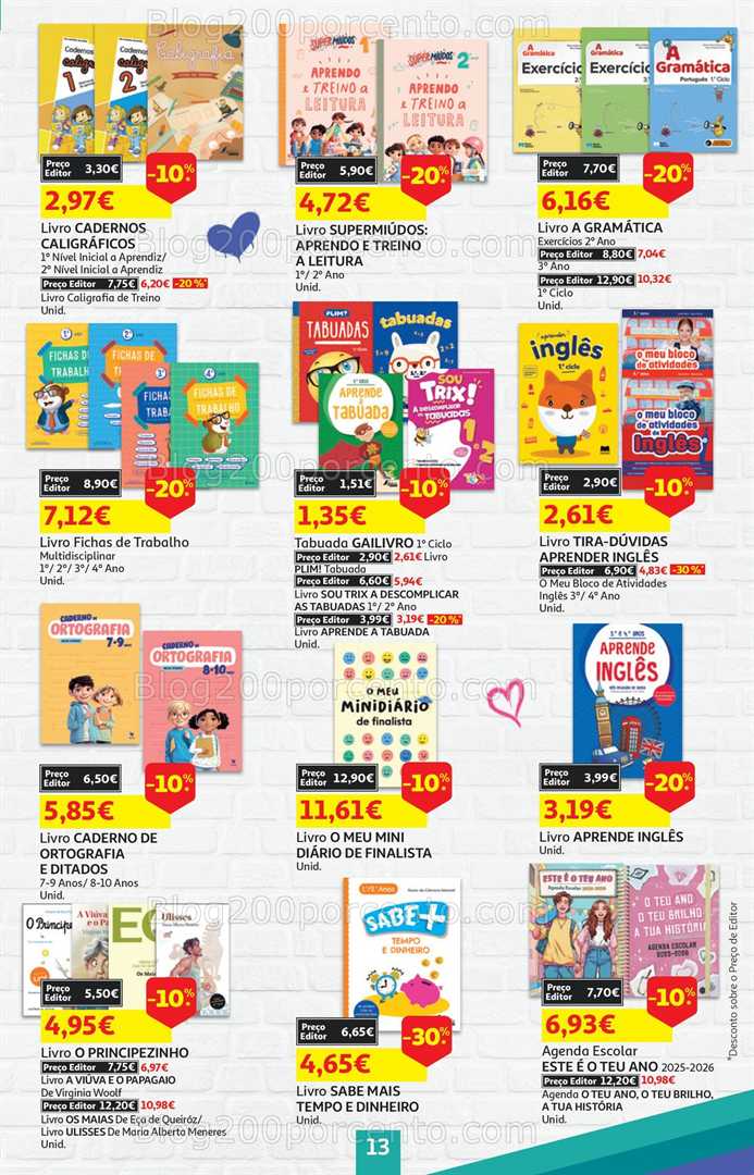 Antevisão Folheto AUCHAN Regresso às Aulas Promoções de 4 a 17 setembro