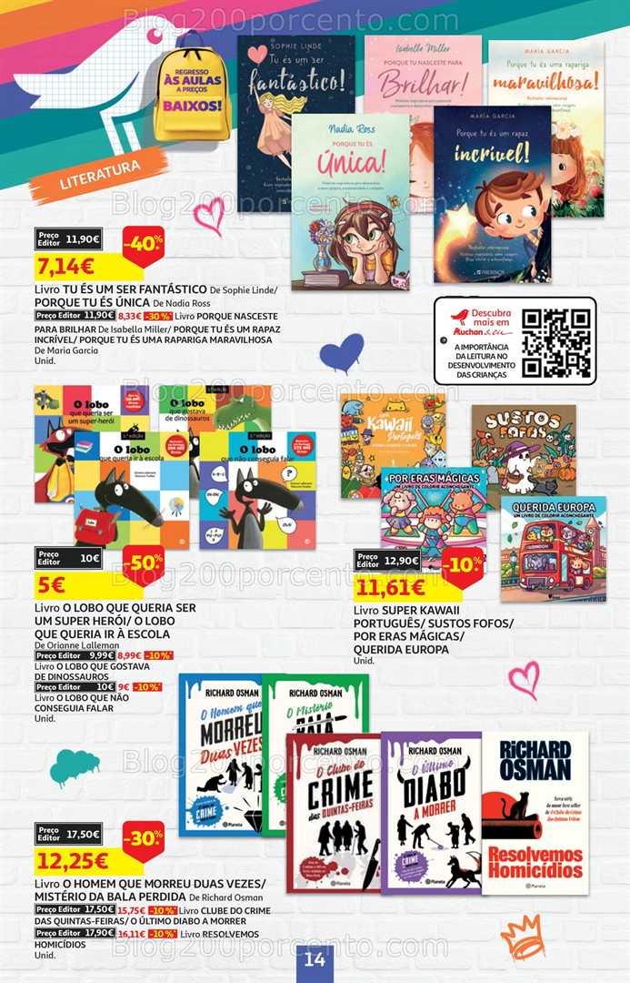 Antevisão Folheto AUCHAN Regresso às Aulas Promoções de 4 a 17 setembro