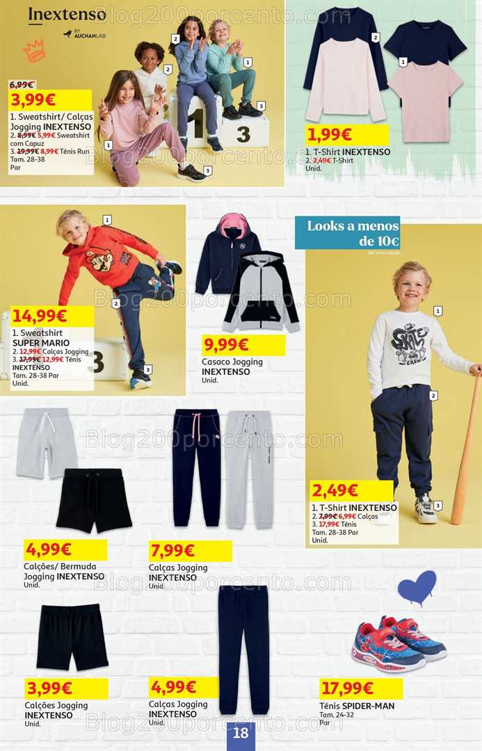 Antevisão Folheto AUCHAN Regresso às Aulas Promoções de 4 a 17 setembro
