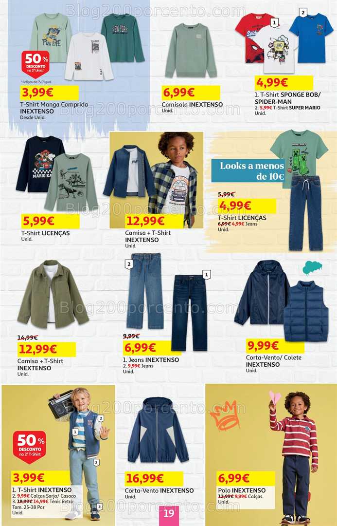 Antevisão Folheto AUCHAN Regresso às Aulas Promoções de 4 a 17 setembro