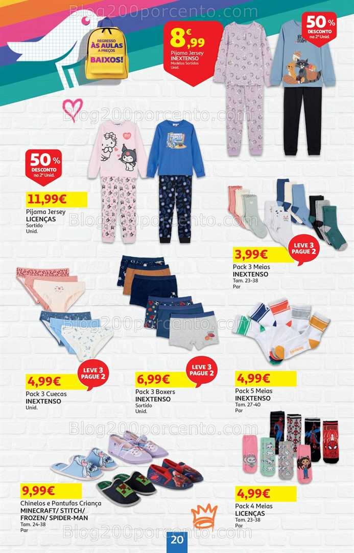 Antevisão Folheto AUCHAN Regresso às Aulas Promoções de 4 a 17 setembro