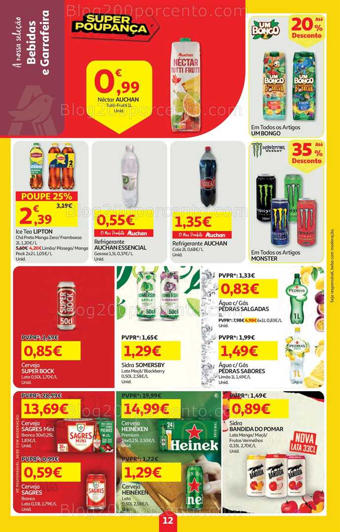 Antevisão Folheto AUCHAN - MINIPREÇO Promoções de 4 a 10 setembro