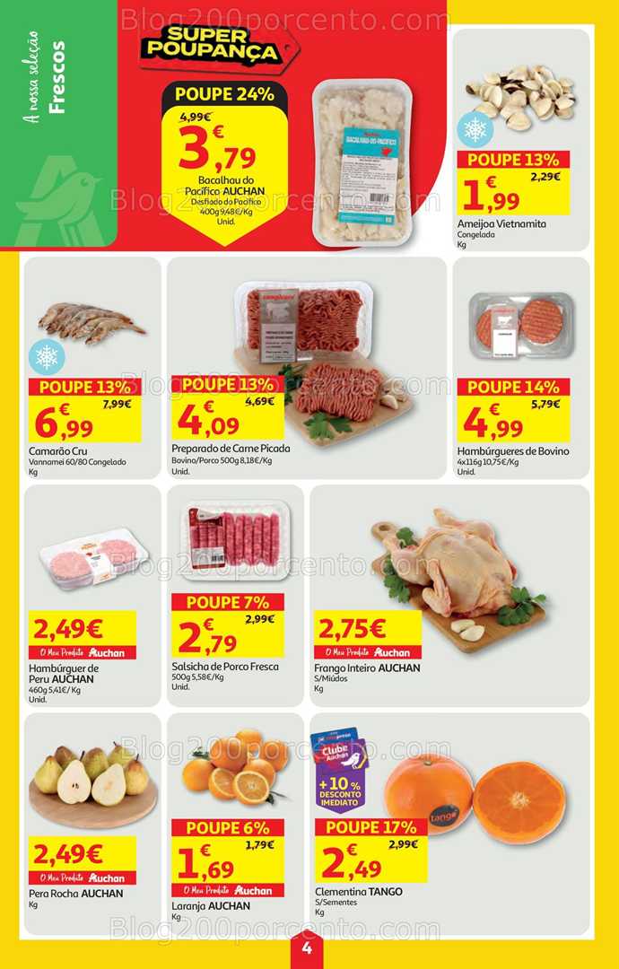 Antevisão Folheto AUCHAN - MINIPREÇO Promoções de 4 a 10 setembro
