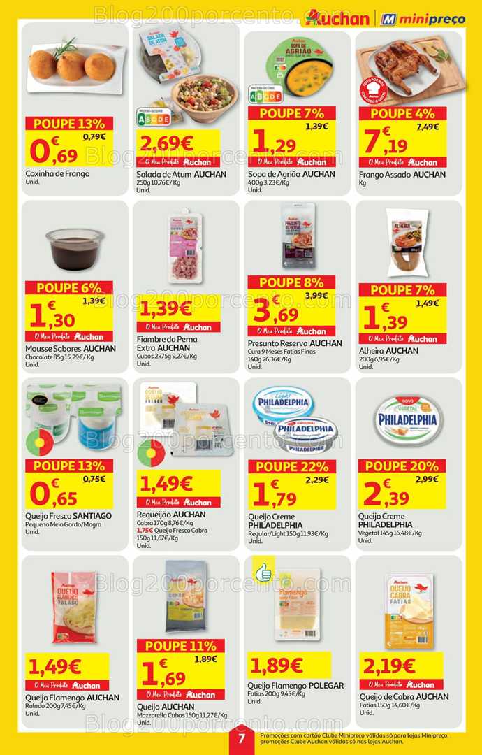 Antevisão Folheto AUCHAN - MINIPREÇO Promoções de 4 a 10 setembro